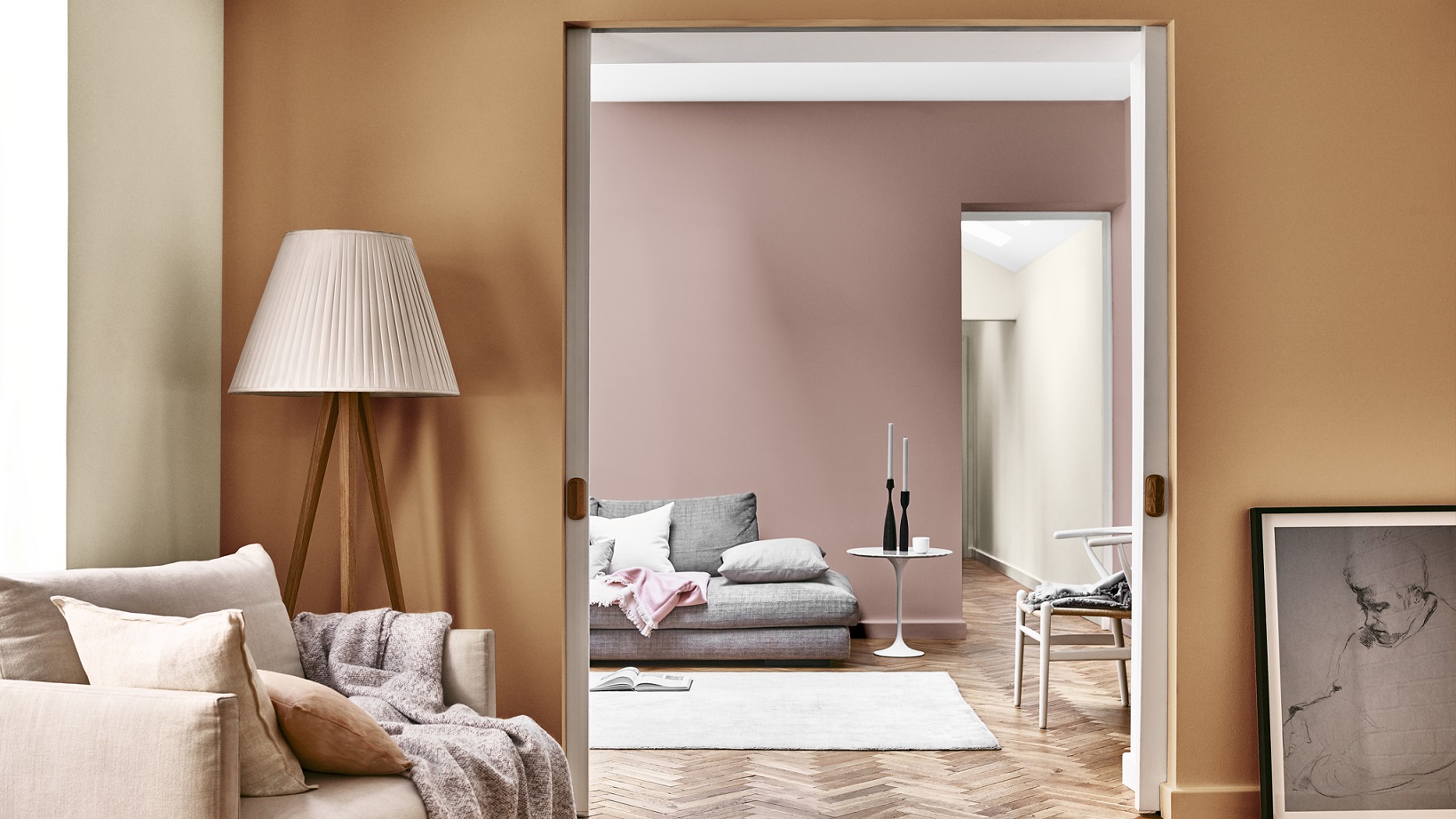 4 Cara Baru Untuk Mengubah Ruang Keluarga Anda Dengan Spiced Honey Dulux