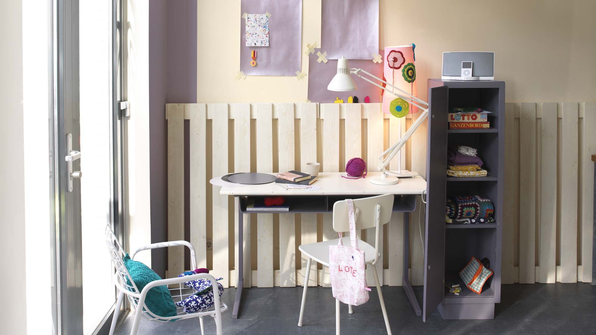 Warna krem untuk ruang kerja yang hangat | Dulux