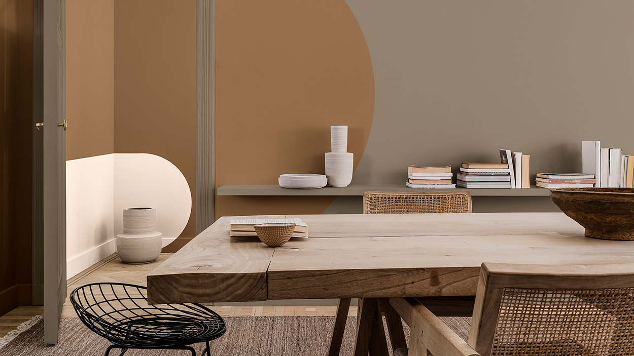 Dulux Colour of the Year 2021 dengan warna klasik di ruang makan